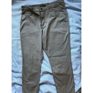 Bandolino Khaki Tan Straight Leg Casual Pants Womens Size 16 Cotton Blend